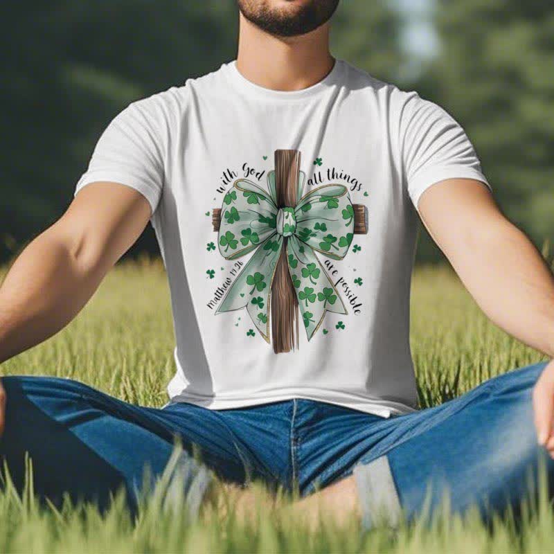 Christianartworkshop Faith and Fortune in Harmony Faith-Inspired T-Shirt - image 5