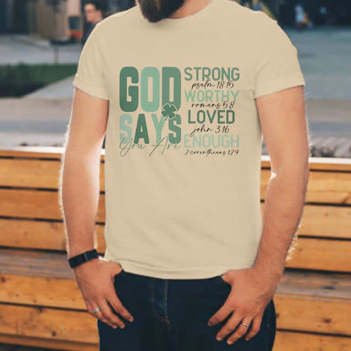 Christianartworkshop Empowerment Clover Tee Faith-Inspired T-Shirt - image 26