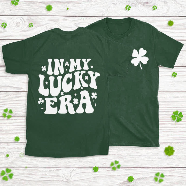 Christianartworkshop Lucky Charm Era Faith-Inspired T-Shirt - Dark Green - 2XL - image 8
