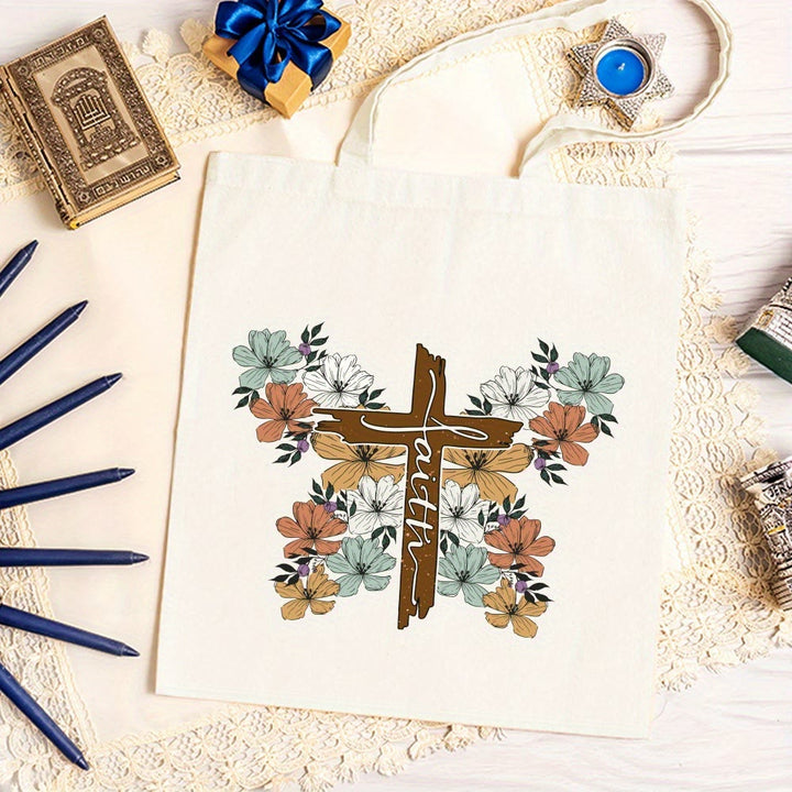 Christianartworkshop Blooming Faith Tote Carry Hope and Inspiration - image 3