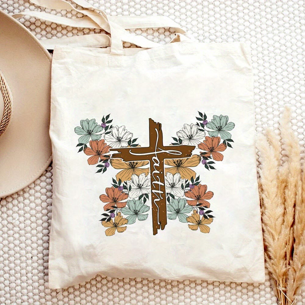 Christianartworkshop Blooming Faith Tote Carry Hope and Inspiration - Blooming Faith - image 1