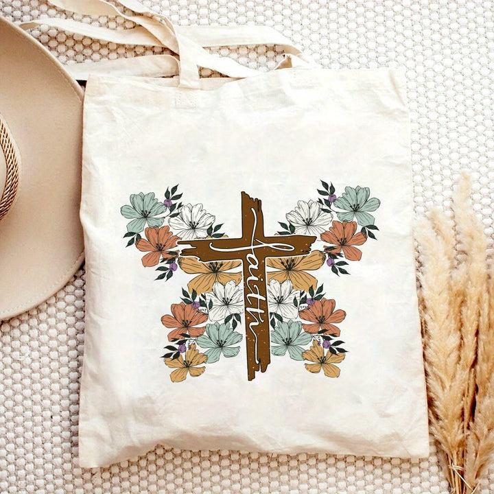 Christianartworkshop Blooming Faith Tote Carry Hope and Inspiration - Blooming Faith - image 1