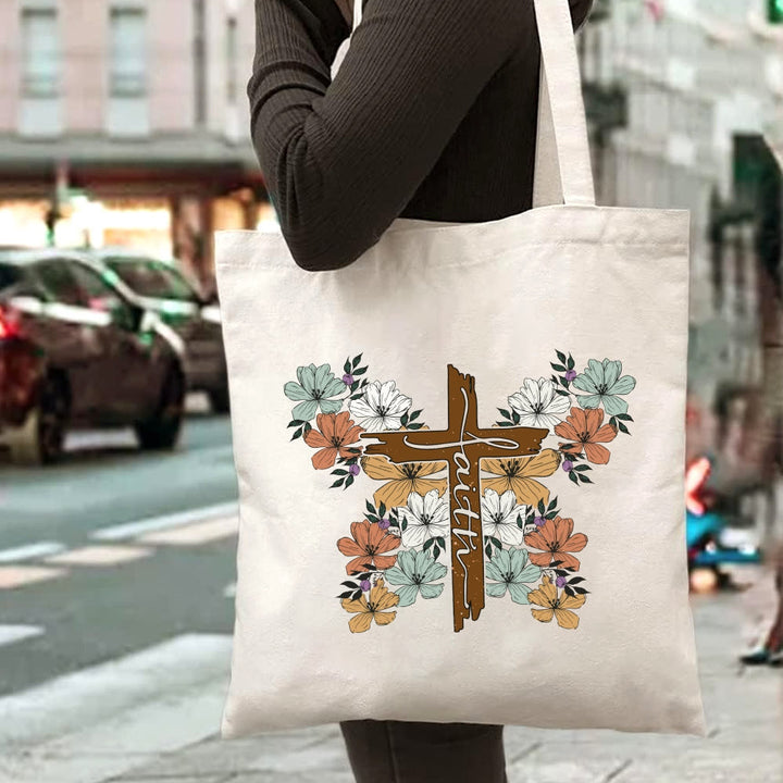 Christianartworkshop Blooming Faith Tote Carry Hope and Inspiration - image 5