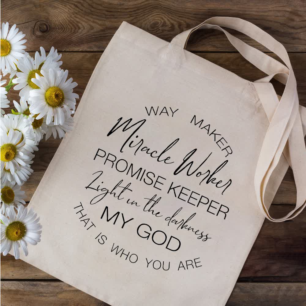Christianartworkshop Christian Faith Inspirational Canvas Tote Bag - G18508-TBBG-F - image 5
