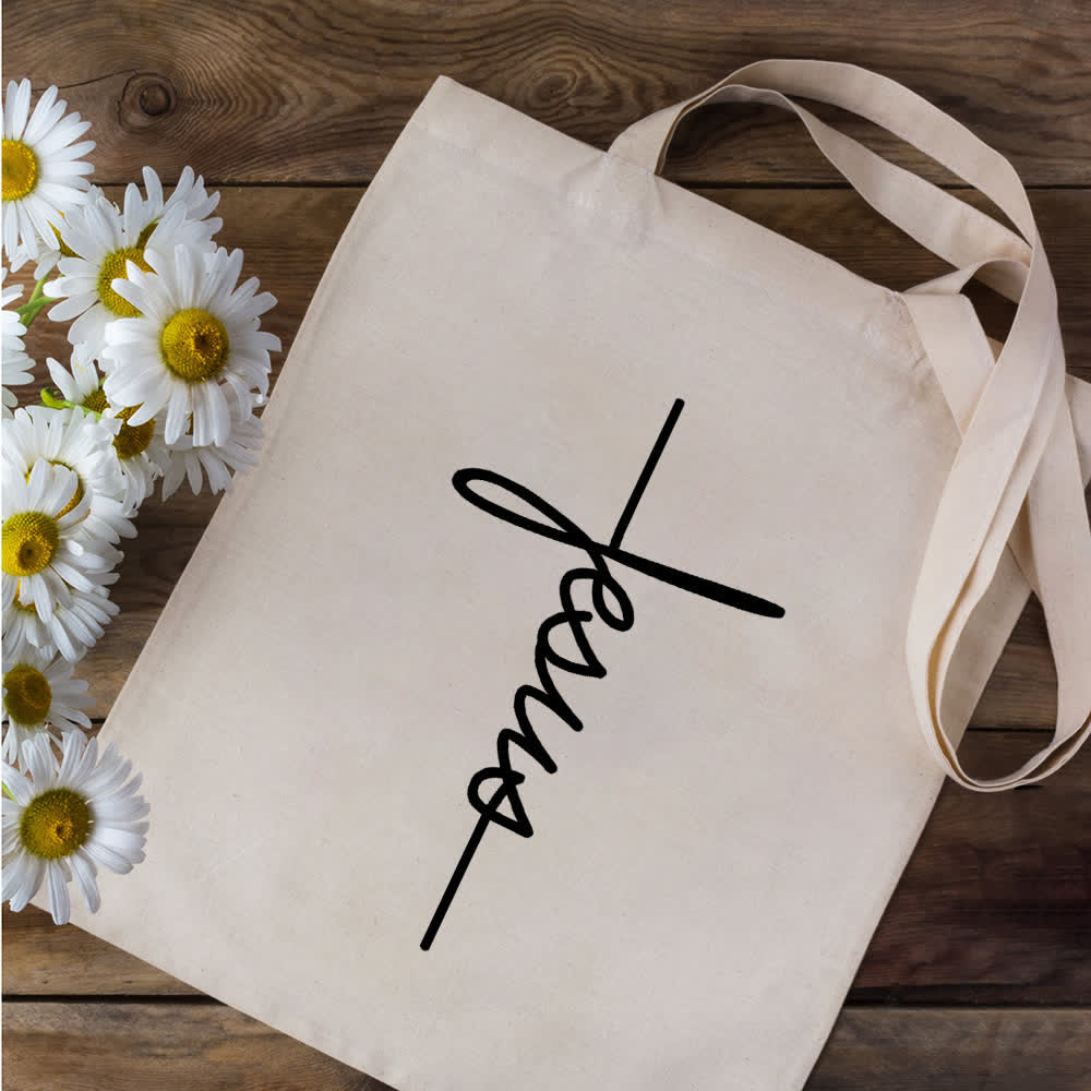 Christianartworkshop Christian Faith Inspirational Canvas Tote Bag - G3114-TBBG-F - image 3