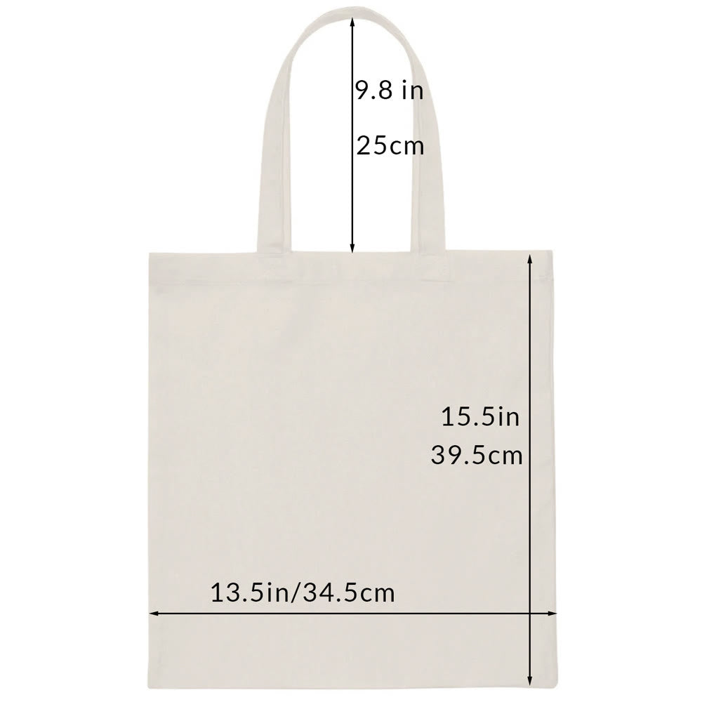 Christianartworkshop I Can Only Imagine Christian Lyric Canvas Tote Bag - image 6