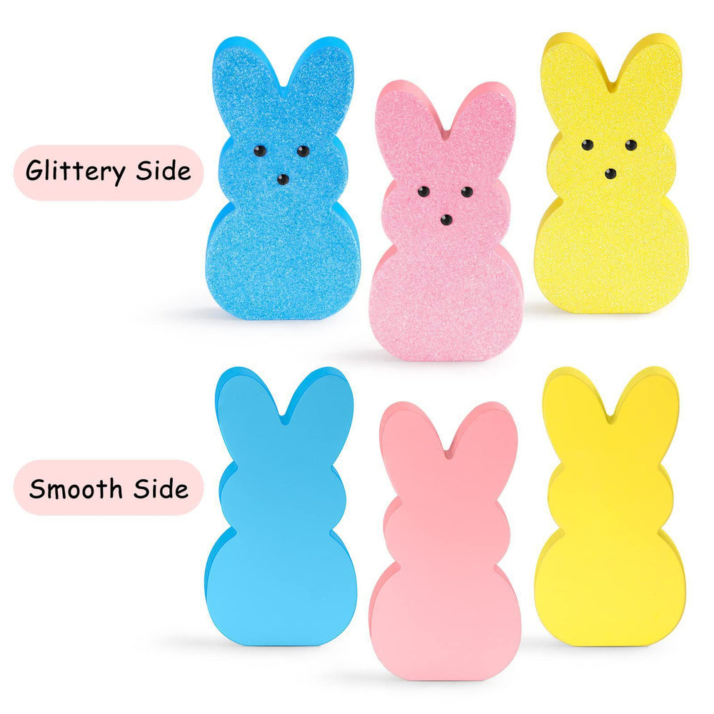 Christianartworkshop 3pcs/set Colorful Peeps Decorations - Adorable Design for Easter - Set A - image 2