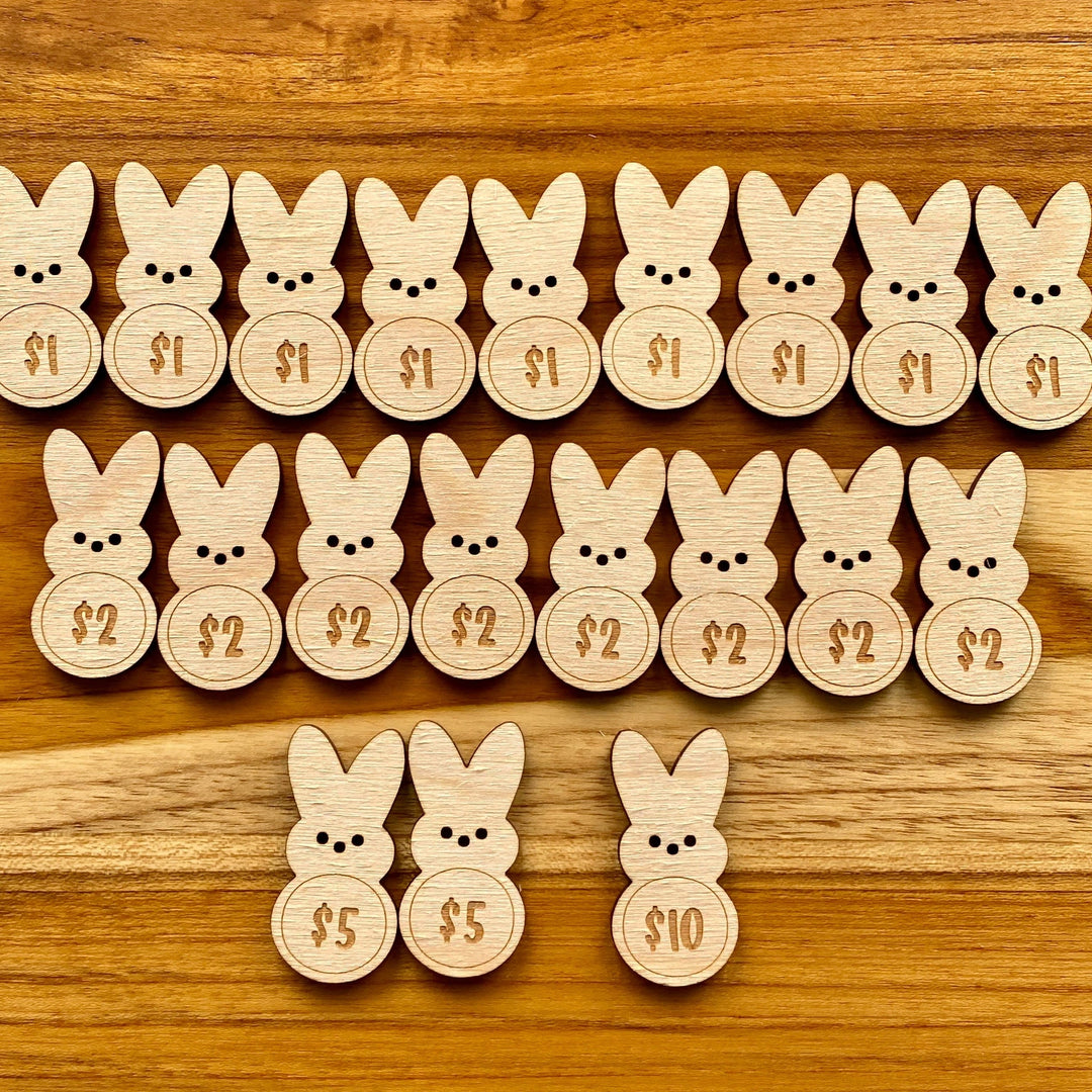 Christianartworkshop Easter Egg Filler - Engraved Bunny Shaped Easter Egg Filler Tokens with Activities - image 6