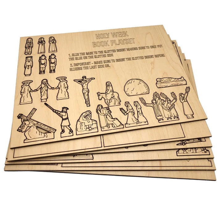Christianartworkshop Life of Jesus Wooden Easter Puzzle Set - A Journey Through His Life - image 7