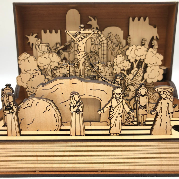Christianartworkshop Life of Jesus Wooden Easter Puzzle Set - A Journey Through His Life - Life of Jesus - image 1