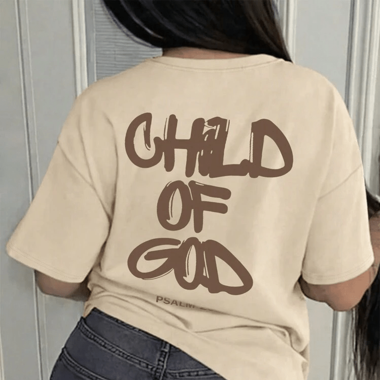 Christianartworkshop Child of God Cotton Adult T-shirt - image 8