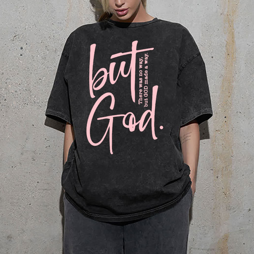 Christianartworkshop "But God" Washed T-Shirt - image 2