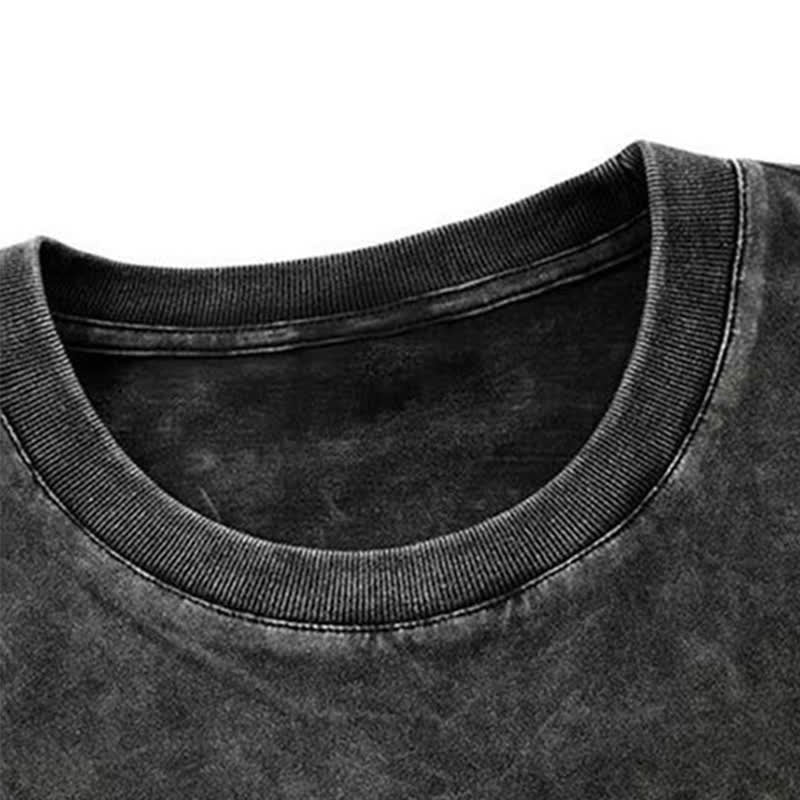 Christianartworkshop  YHWH Floral Design Washed T-Shirt - image 10
