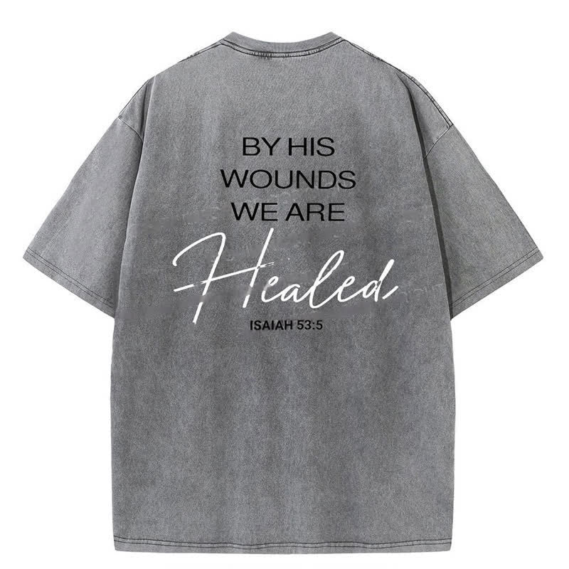 Christianartworkshop By His Wounds Washed T-shirt - image 8