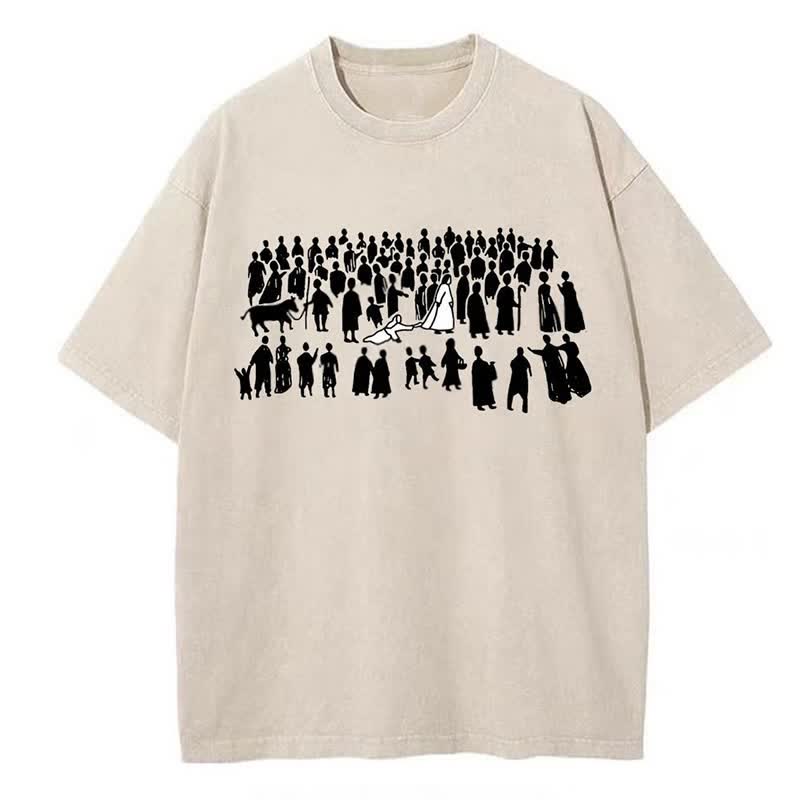 Christianartworkshop By His Wounds Washed T-shirt - Beige - 4XL - image 3