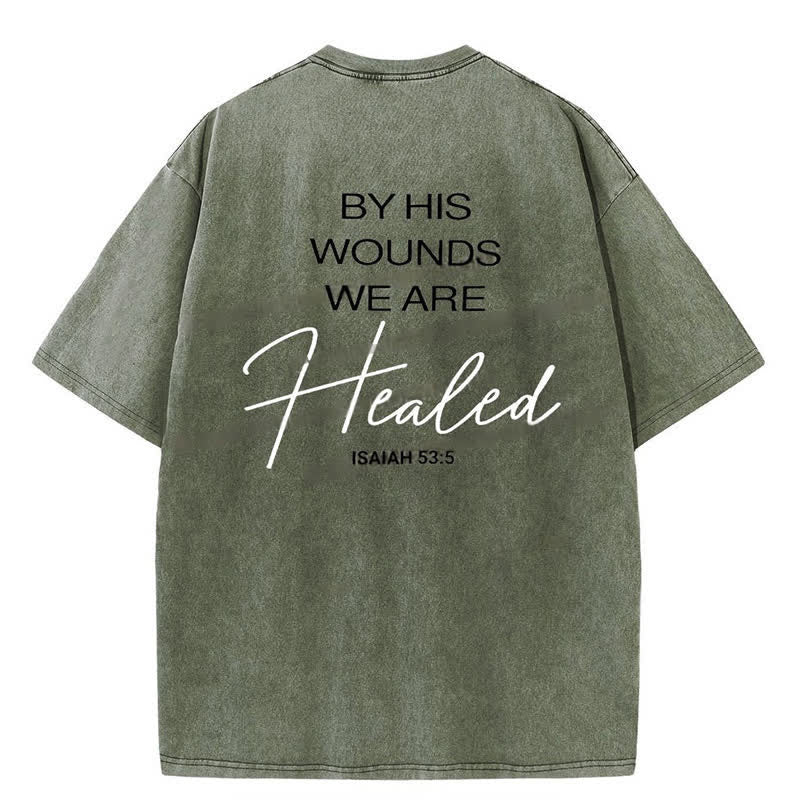 Christianartworkshop By His Wounds Washed T-shirt - image 10