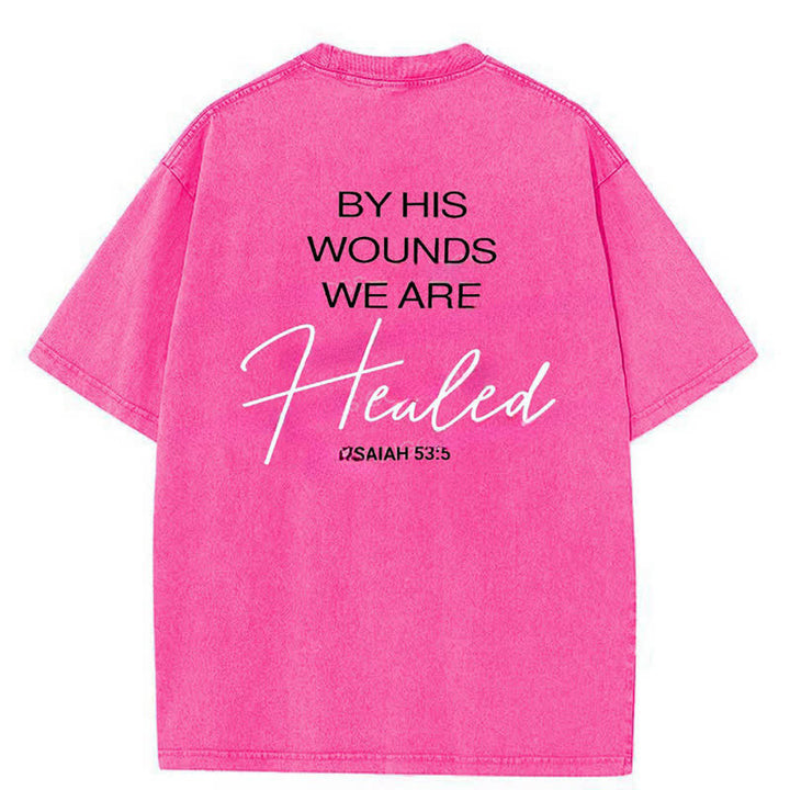 Christianartworkshop By His Wounds Washed T-shirt - image 12