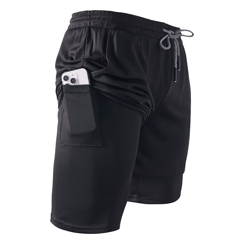 Christianartworkshop Dove and Cross Black Athletic Shorts - image 5