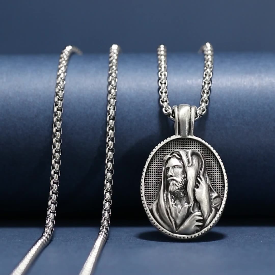 Christianartworkshop Jesus the Good Shepherd Necklace - A Meaningful Symbol of Love and Protection - image 6