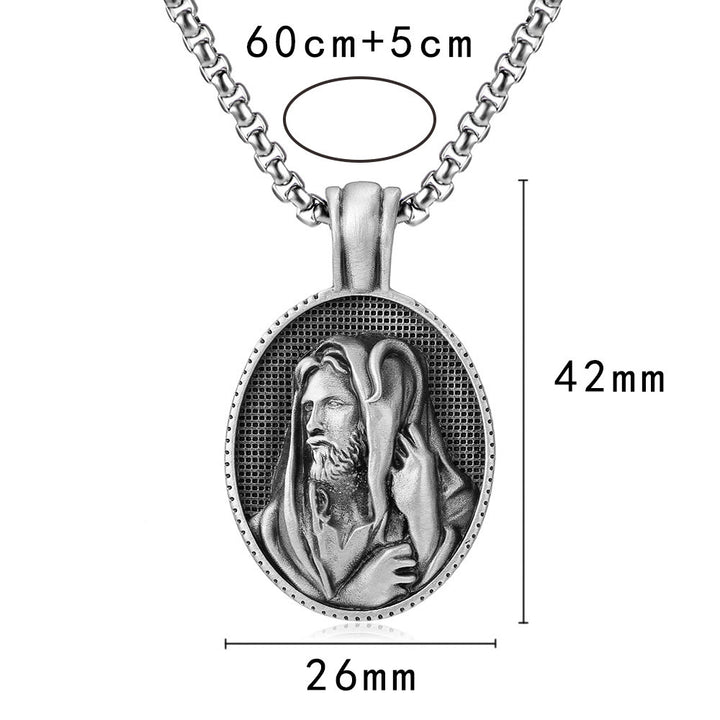 Christianartworkshop Jesus the Good Shepherd Necklace - A Meaningful Symbol of Love and Protection - image 5