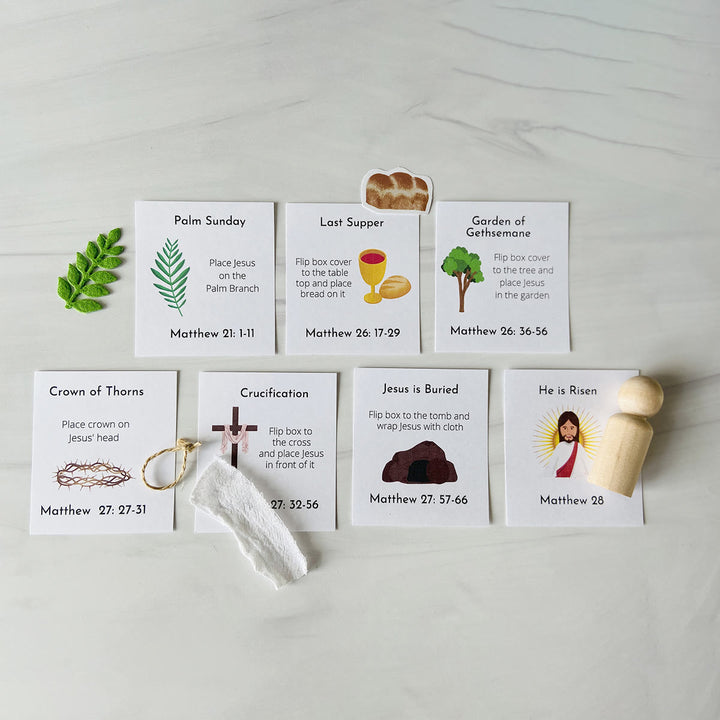 Christianartworkshop Easter Box Set Holy Week Box: Resurrection Game with Your Child - image 2