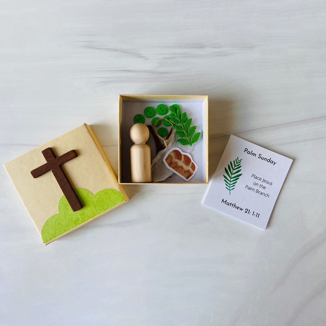 Christianartworkshop Easter Box Set Holy Week Box: Resurrection Game with Your Child - Holy Week Box - image 1