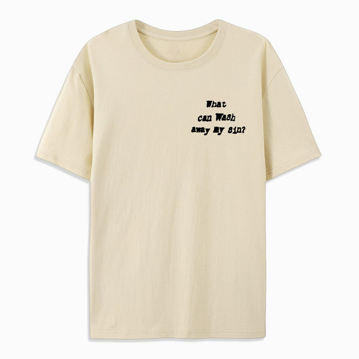 Christianartworkshop Nothing But Blood Of Jesus Cotton T-Shirt - image 9