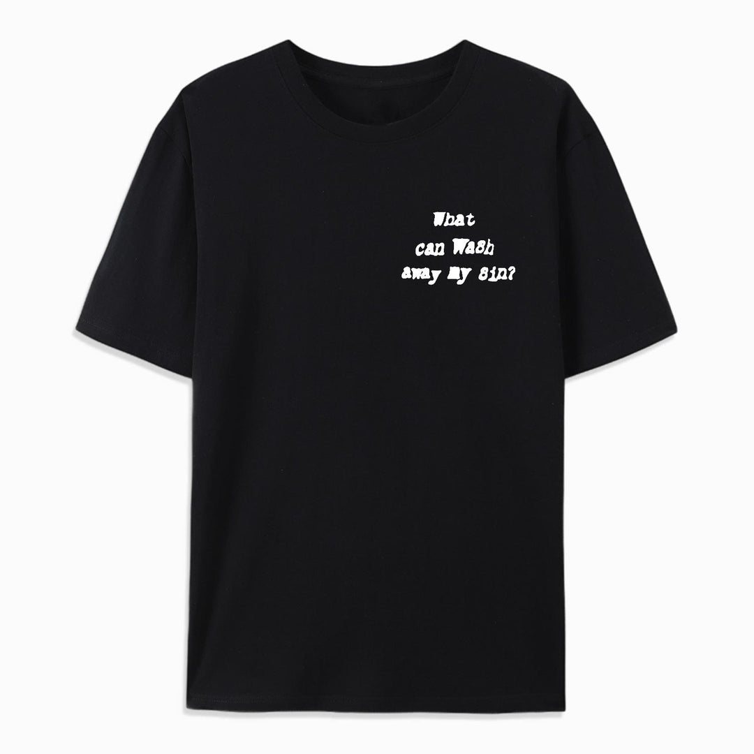 Christianartworkshop Nothing But Blood Of Jesus Cotton T-Shirt - image 6