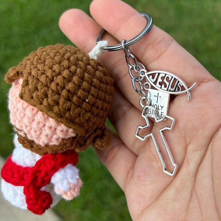 Christianartworkshop Jesus Crochet Keychain/Pendant - A Beautiful Reminder of Christ's Love - image 2