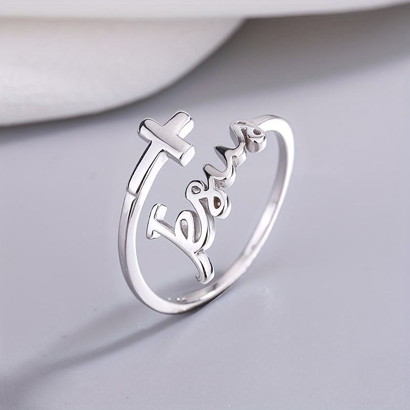 Christianartworkshop Jesus & Cross Ring: A Simple Yet Profound Testament of Faith - image 2
