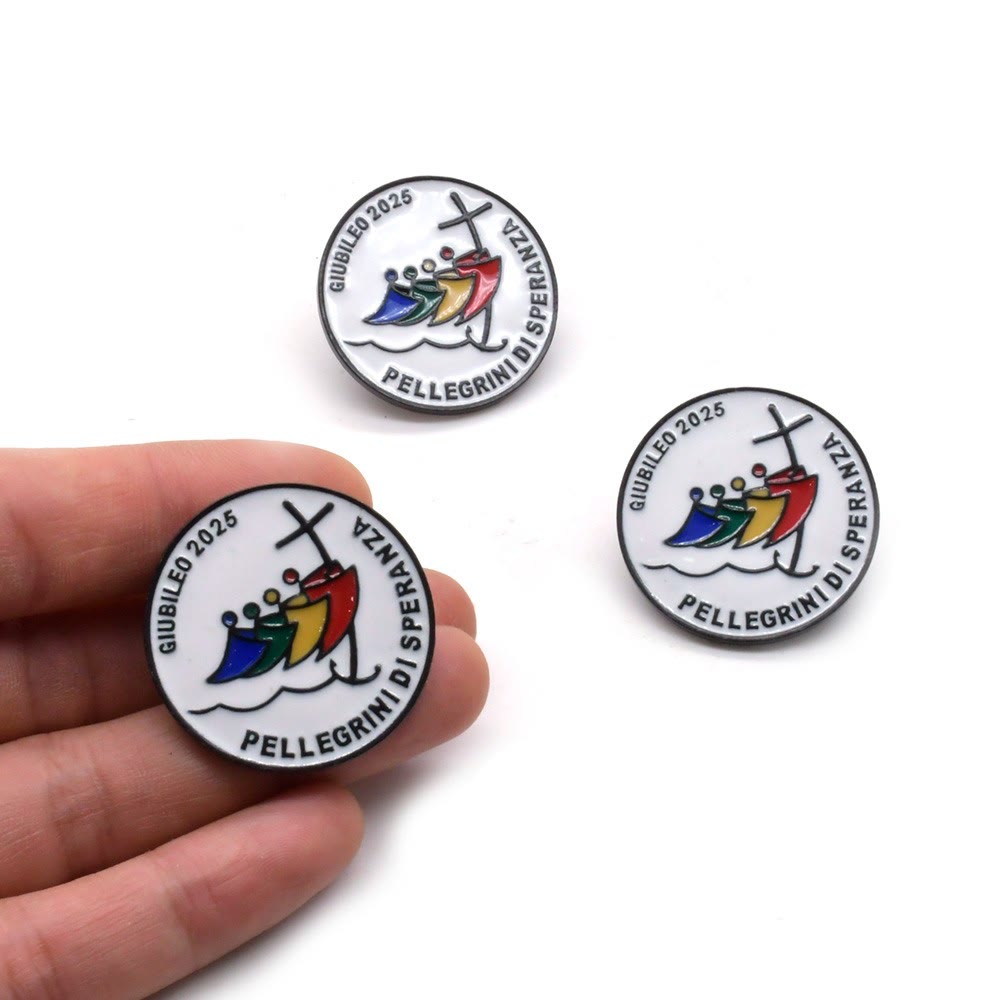 Christianartworkshop 3pcs/set Jubilee Pilgrim Badge Set: Embrace the Spirit of Christian Millennium - 3pcs/set - image 1