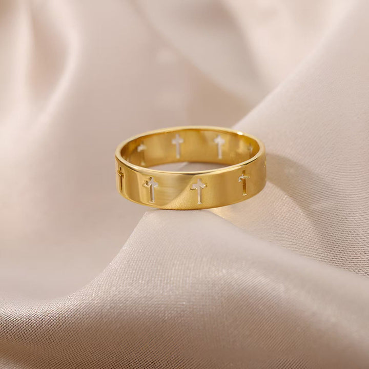Christianartworkshop Divine Gold Cross Ring: A Simple Yet Deep Expression of Devotion - image 3