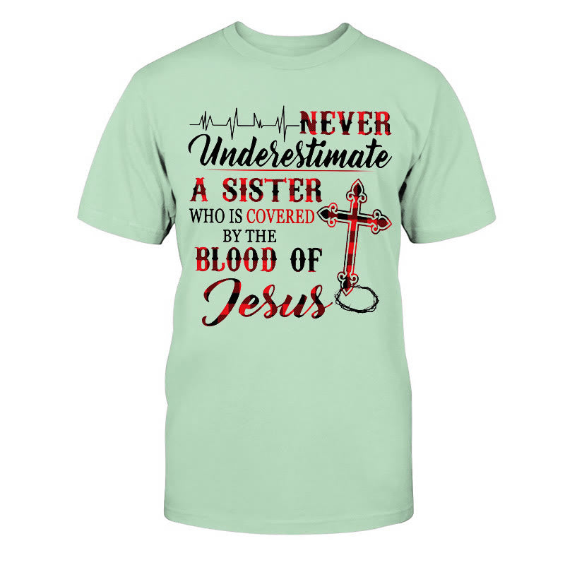 Christianartworkshop Divine Protection Unisex Cotton T-Shirt - Grass Green - 2XL - image 14