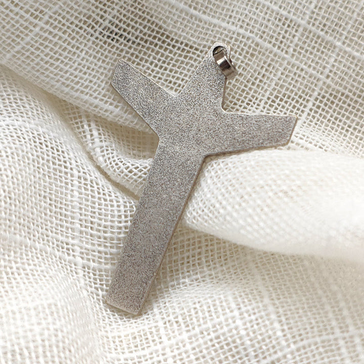 Christianartworkshop Faith and Courage Cross Crucifix Necklace: A Symbol of Resilience - image 4