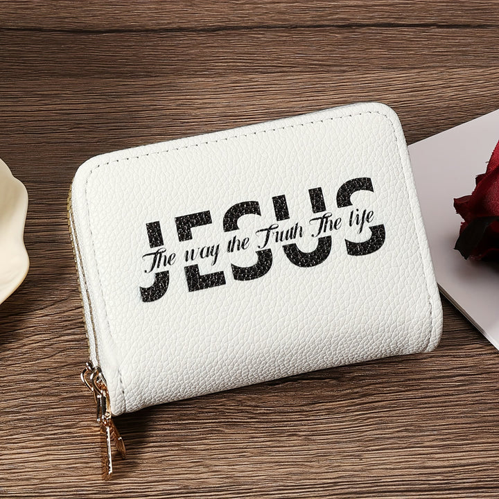 Christianartworkshop Jesus Leather Wallet Collection: Elegant Faith - White - image 5