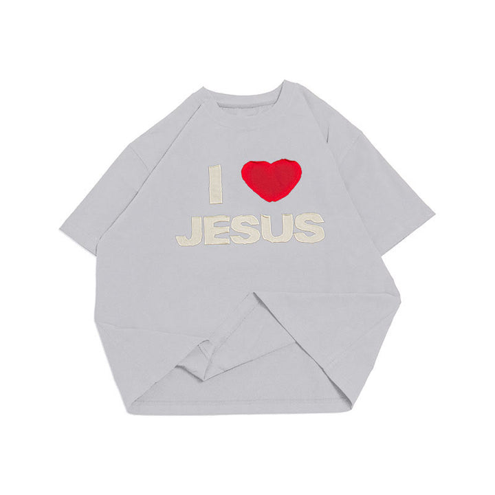 Christianartworkshop I Love Jesus Unisex T-shirt