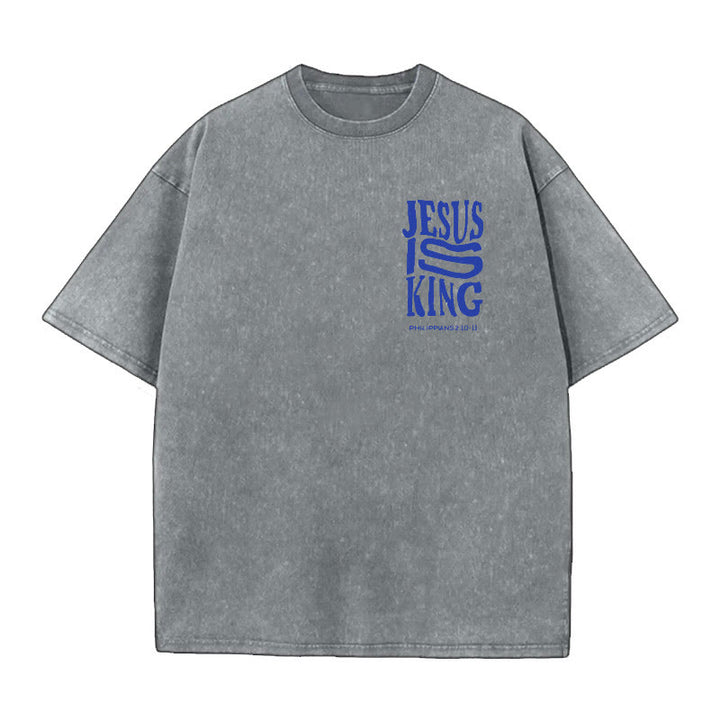 Christianartworkshop Jesus Is King Graphic T-Shirt - image 6