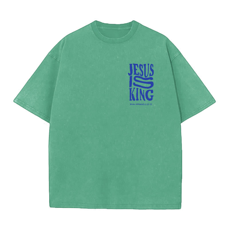Christianartworkshop Jesus Is King Graphic T-Shirt - image 14
