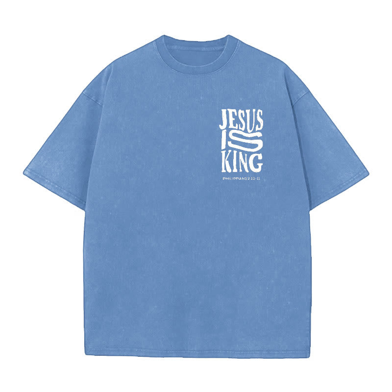 Christianartworkshop Jesus Is King Graphic T-Shirt - image 10