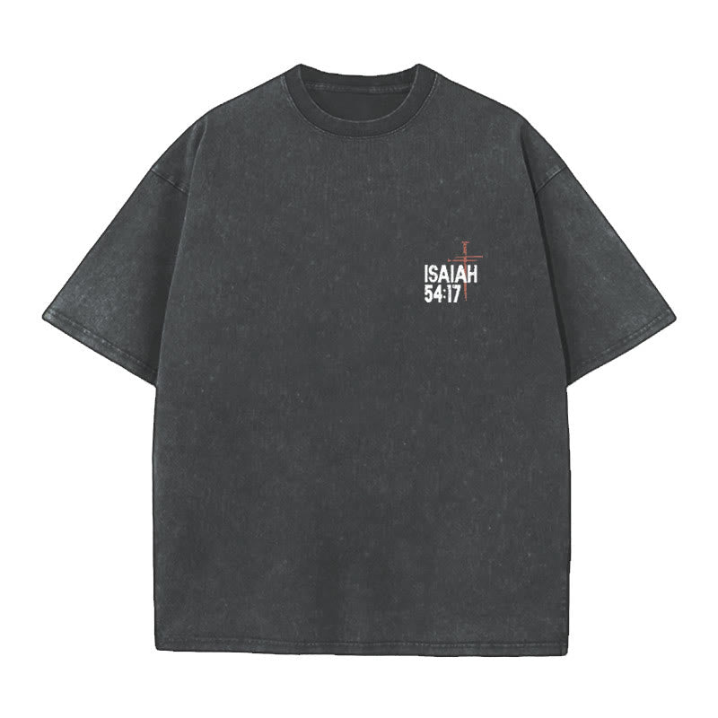 Christianartworkshop No Weapon Formed Against Me T-Shirt - image 2