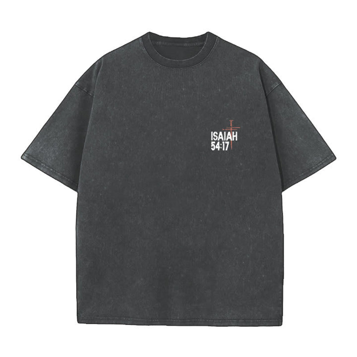 Christianartworkshop No Weapon Formed Against Me T-Shirt - image 2