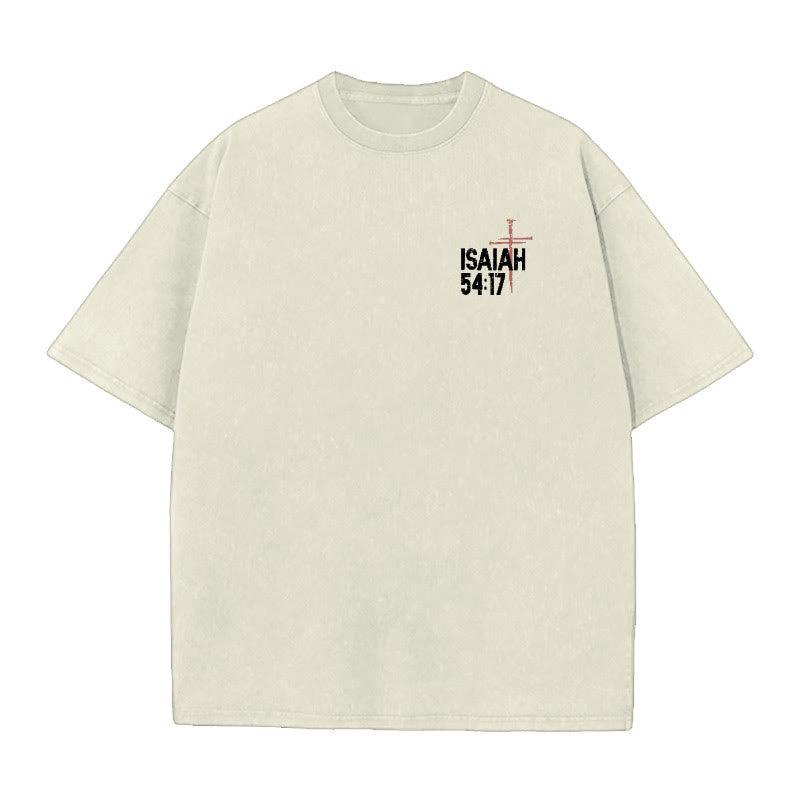 Christianartworkshop No Weapon Formed Against Me T-Shirt - image 5