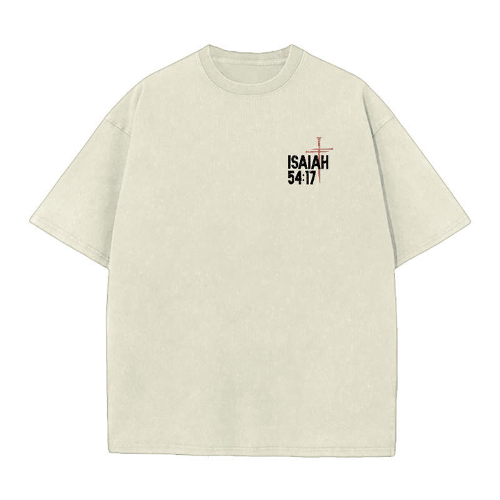 Christianartworkshop No Weapon Formed Against Me T-Shirt - image 5