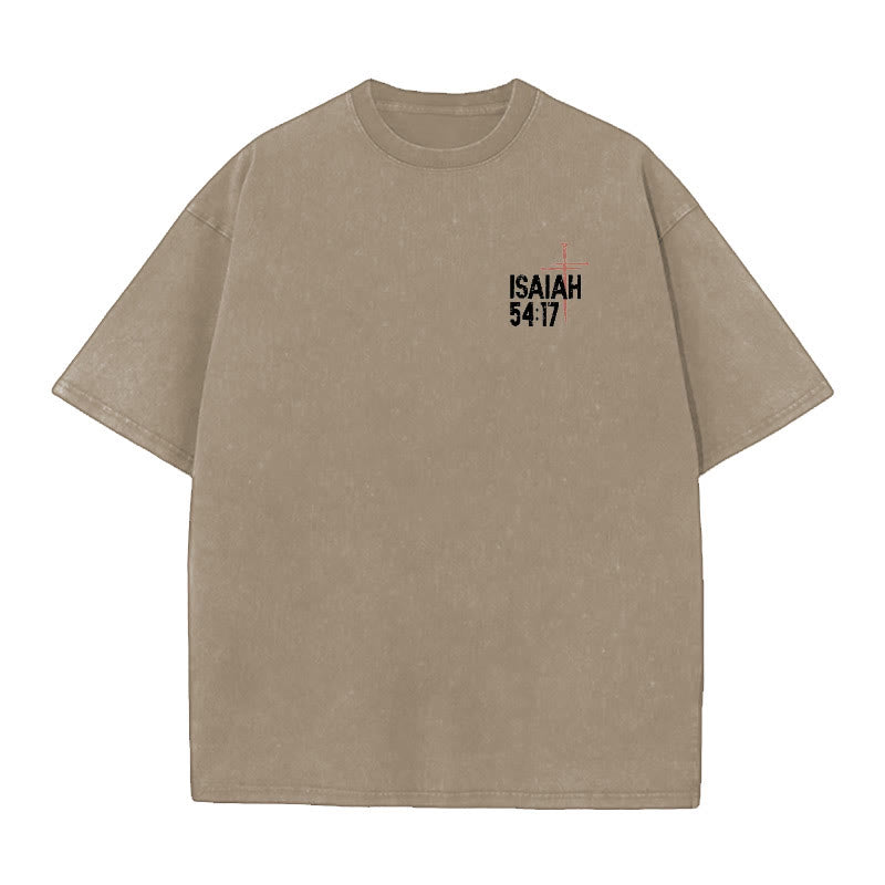 Christianartworkshop No Weapon Formed Against Me T-Shirt - image 8