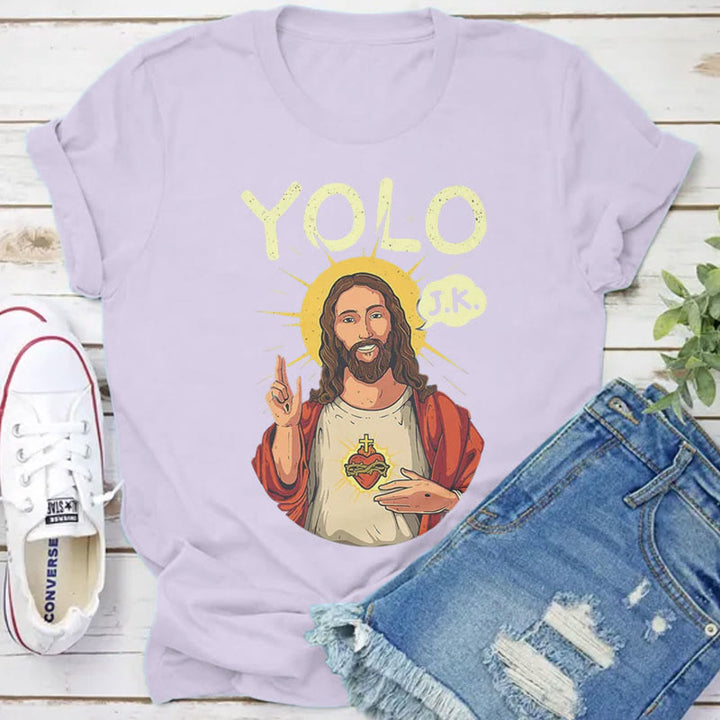 Christianartworkshop YOLO JK Christian Easter Shirt