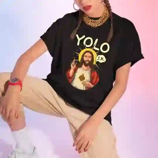 Christianartworkshop YOLO JK Christian Easter Shirt