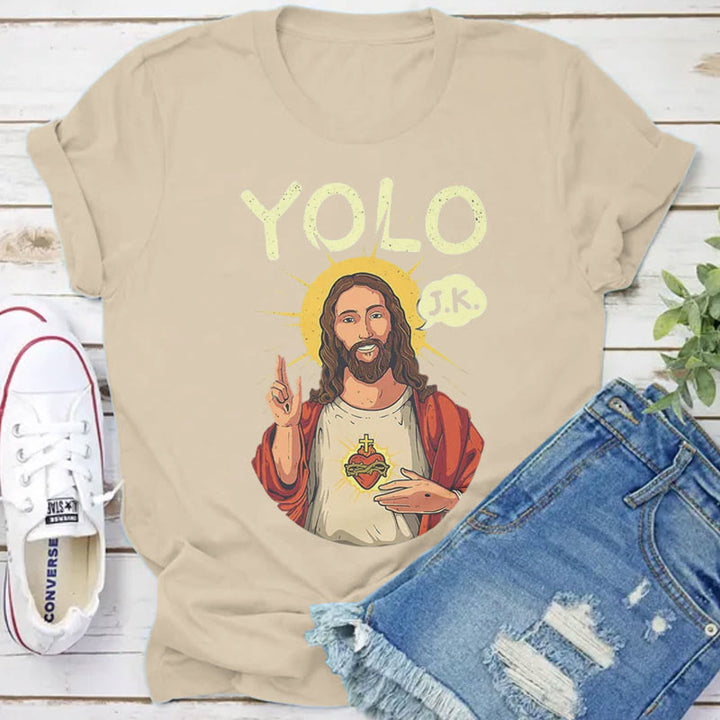 Christianartworkshop YOLO JK Christian Easter Shirt