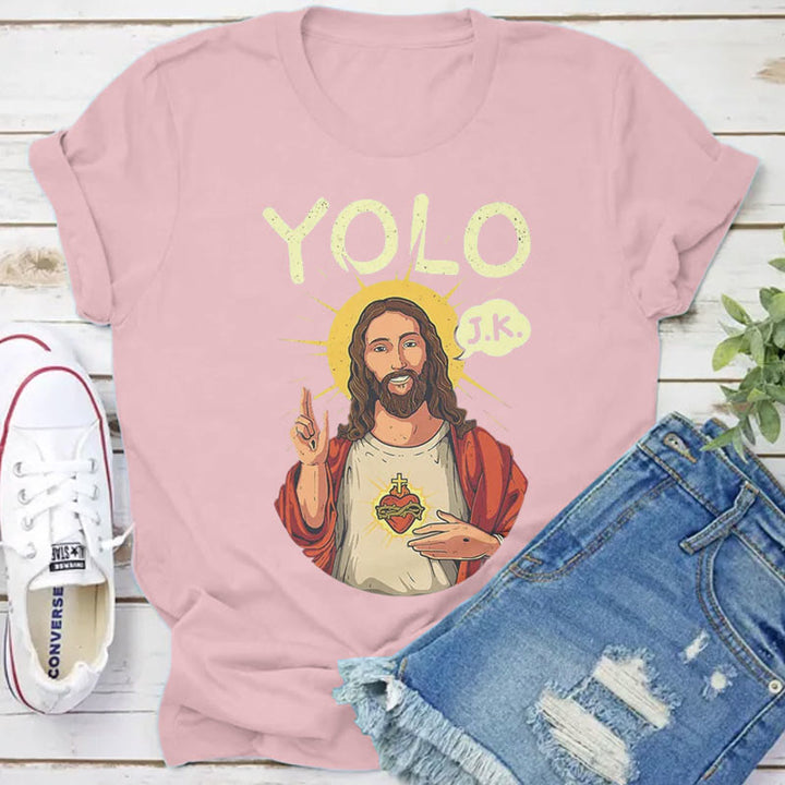 Christianartworkshop YOLO JK Christian Easter Shirt
