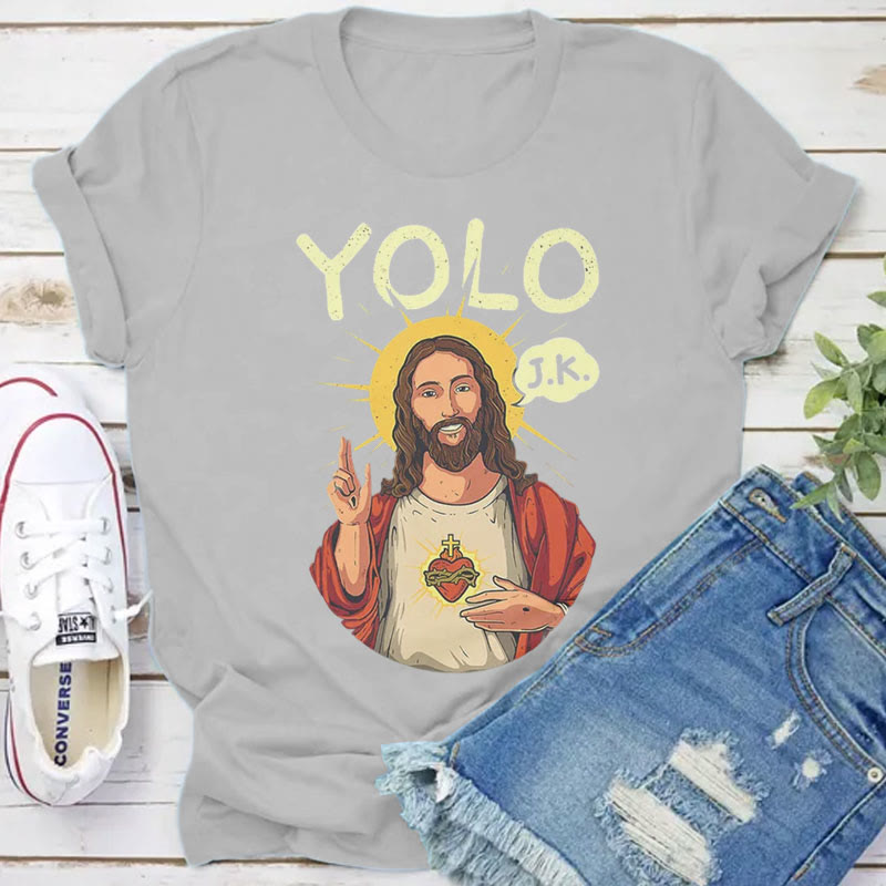 Christianartworkshop YOLO JK Christian Easter Shirt