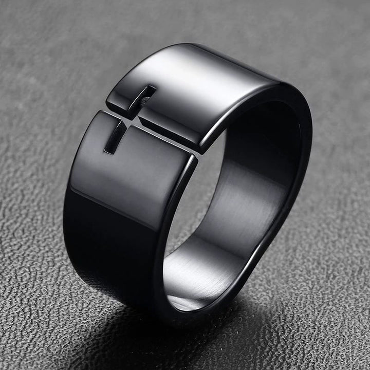 Christianartworkshop Eternal Faith Open-Work Cross Ring—A Symbol of Divine Connection - image 9